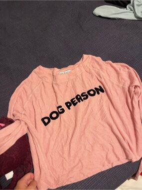 Wild Fox Dog Person Crop Tee